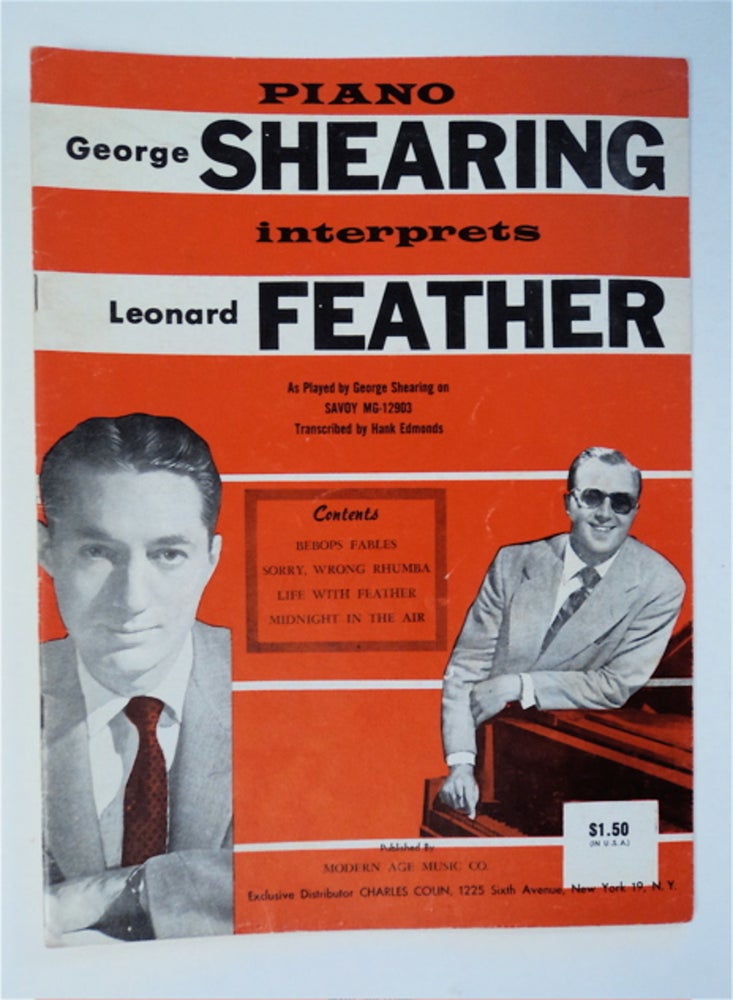 [92481] George Shearing Interprets Leonard Feather as Played by George Shearing on Savoy MG-12903. George SHEARING.
