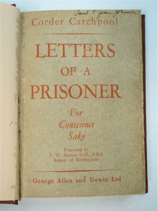 Letters of a Prisoner for Conscience Sake