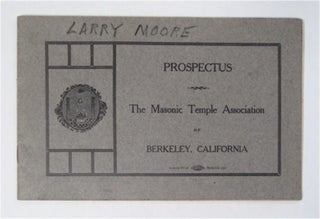 93138] PROSPECTUS: THE MASONIC TEMPLE ASSOCIATION OF BERKELEY, CALIFORNIA