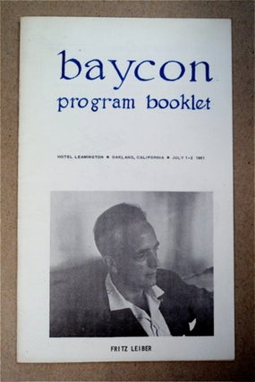 93237] BAYCON PROGRAM BOOKLET, HOTEL LEAMINGTON, OAKLAND, CALIFORNIA, JULY 1-2, 1961