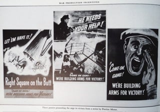 POSTERS USED BY AMERICAN INDUSTRIES AS WAR PRODUCTION INCENTIVES