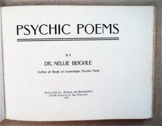 Psychic Poems
