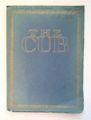 93580] The Cub: Published by the Student Body. UNIVERSITY HIGH SCHOOL
