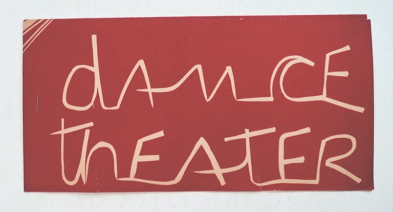 [94655] Dance Theater: Program. Lester HORTON, artistic director and choreographer.