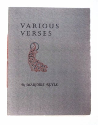 95108] Various Verses. Marjorie RUYLE
