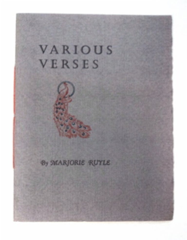 [95108] Various Verses. Marjorie RUYLE.
