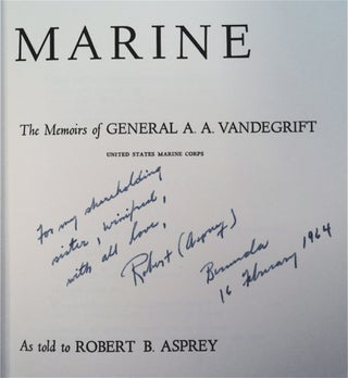 Once a Marine: The Memoirs of General A. A. Vandegrift, United States Marine Corps