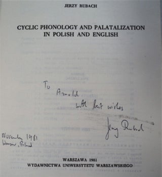 Cyclic Phonology and Palatization in Polish and English