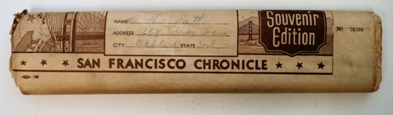 [95477] Golden Gate Bridge Souvenir Edition, San Francisco Chronicle. SAN FRANCISCO CHRONICLE.