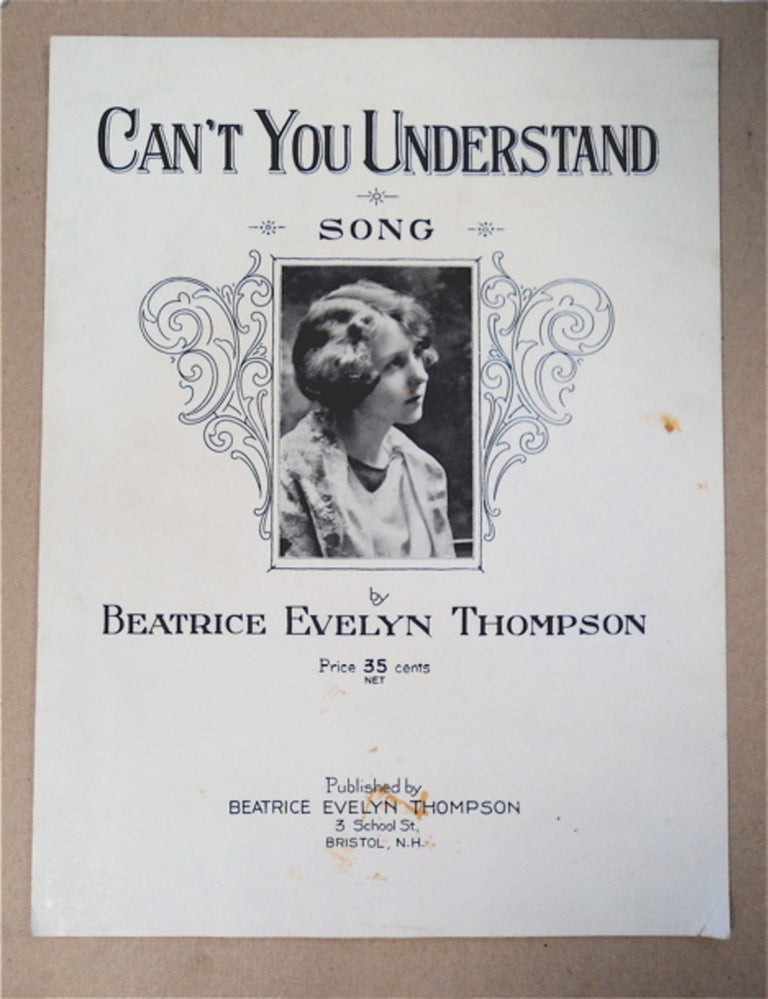 [95623] Can't You Understand. Beatrice Evelyn THOMPSON.