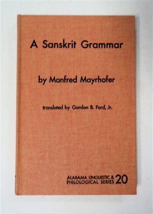 95705] A Sanskrit Grammar. Manfred MAYRHOFER