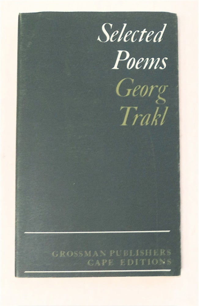 [95925] Selected Poems. Georg TRAKL.