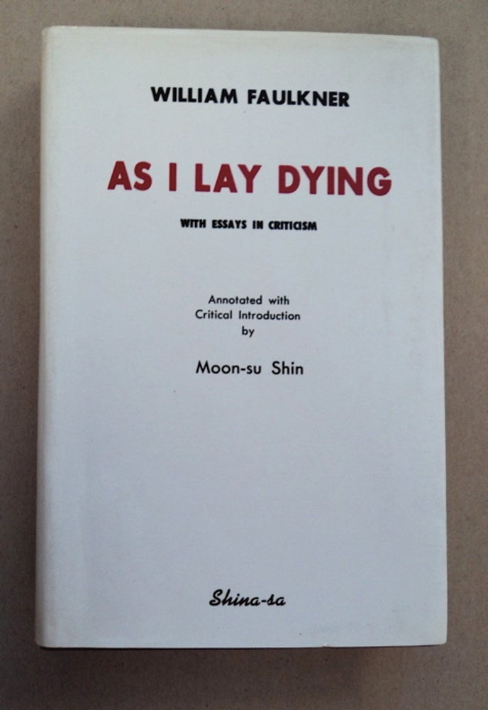 [96027] As I Lay Dying. William FAULKNER.