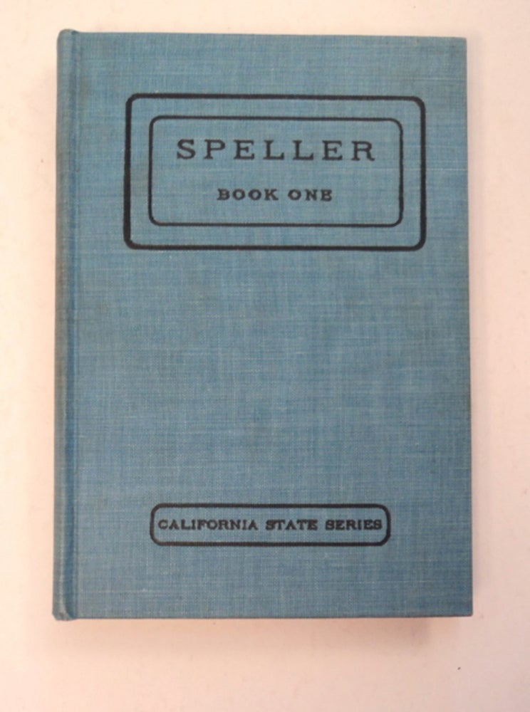 [96057] Speller Book One. COMP STATE TEXT-BOOK COMMITTEE.