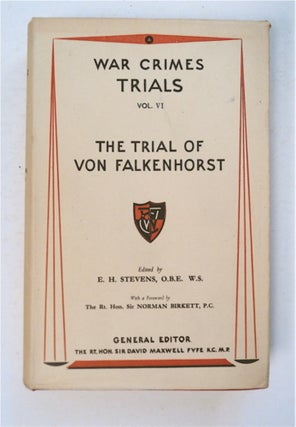 96135] Trial of Nikolaus von Falkenhorst, Formerly Generaloberst in the German Army. E. H....