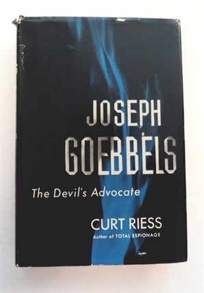 96174] Joseph Goebbels. Curt RIESS