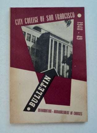96372] Circular of Information and Announcement of Courses 1948-1949. CITY COLLEGE OF SAN FRANCISCO