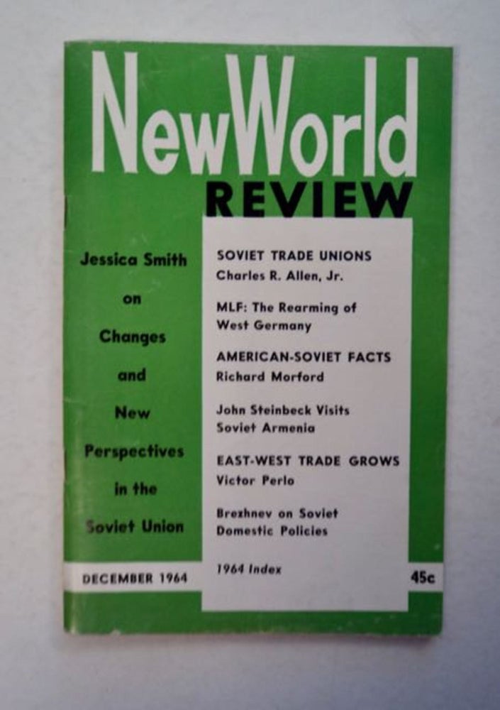 [96621] "The Language of Courtesy" (cover title: "John Steinbeck Visits Soviet Armenia"). In "New World Review" John STEINBECK.