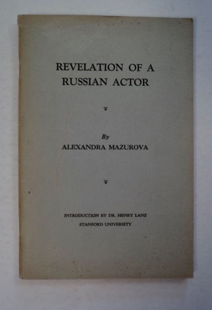 [96679] Revelation of a Russian Actor. Alexandra MAZUROVA.