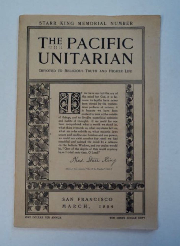 [96951] The Pacific Unitarian. Thomas Starr KING.