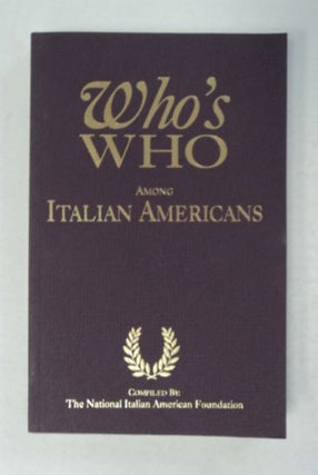97385] Who's Who among Italian Americans. Serena V. ed CANTONI