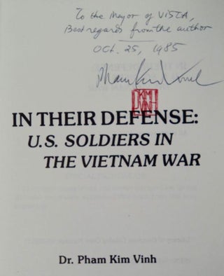 In Their Defense: U.S. Soldiers in the Vietnam War