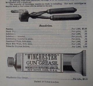 Catalogue and Price List of Winchester Repeating Rifles, Carbines and Muskets, Repeating Shotguns, Single Shot Rifles, Metallic Cartridges ... Loaded Shot Shells, etc