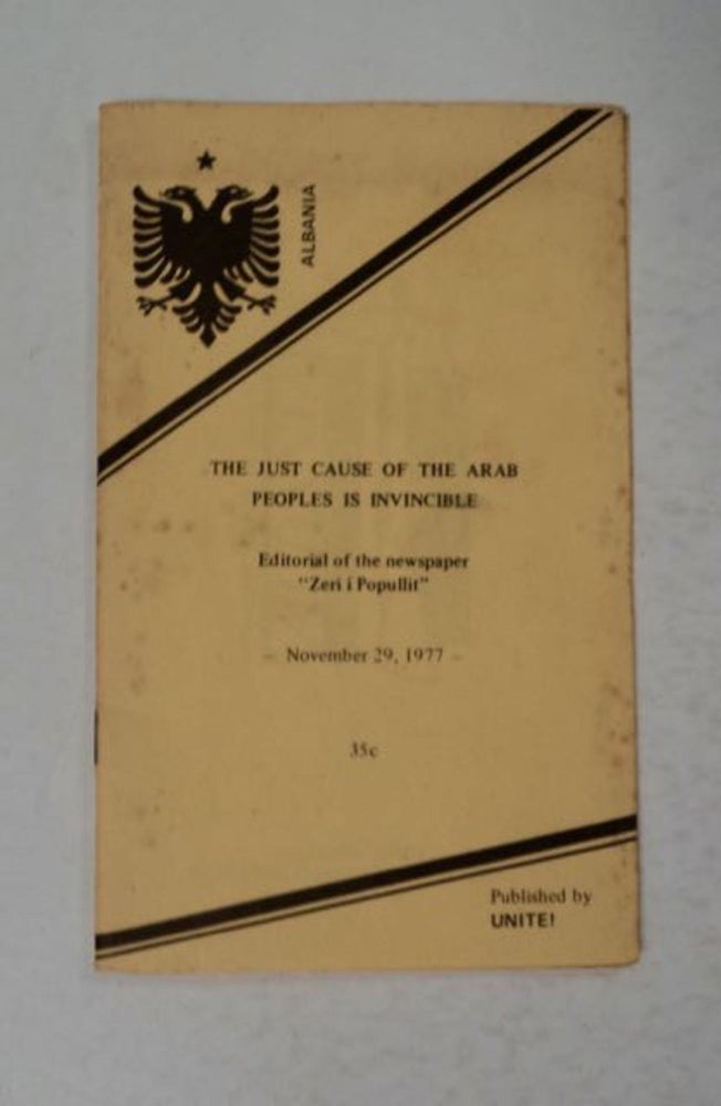 [98025] The Just Cause of the Arab Peoples Is Invincible: Editorial of the Newspaper "Zeri i Popullit," November 29, 1977. "ZËRI I. POPULLIT"