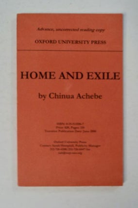 98094] Home and Exile. Chinua ACHEBE