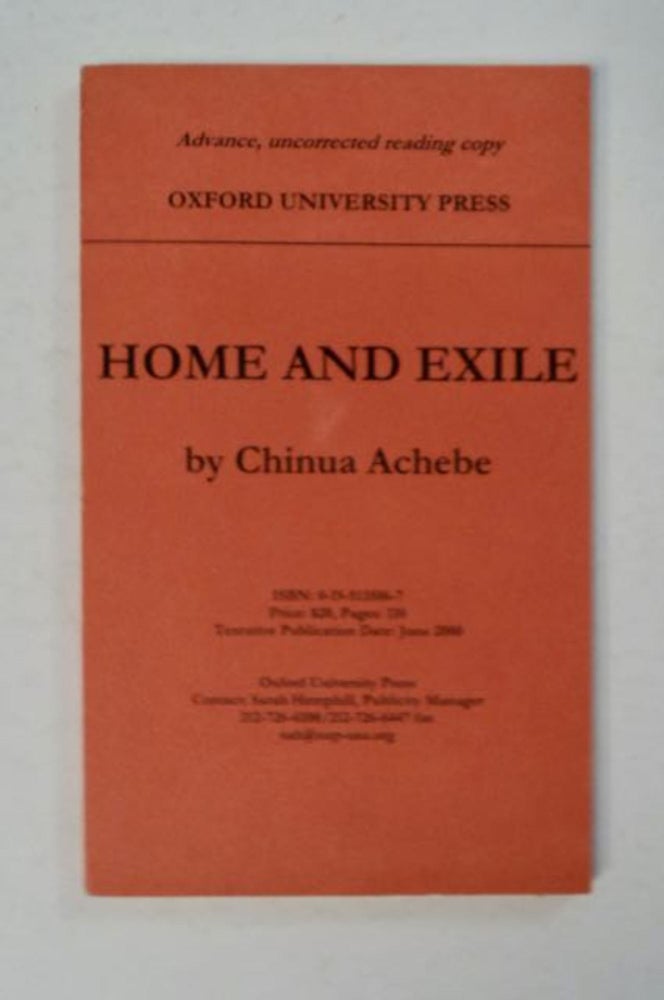 [98094] Home and Exile. Chinua ACHEBE.