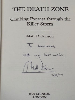 The Death Zone: Climbing Everest through the Killer Storm