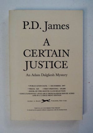 98370] A Certain Justice. P. D. JAMES