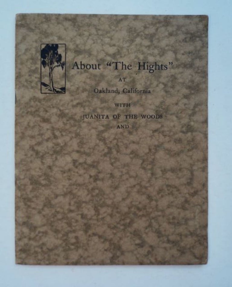 [98424] About "The Hights" with Juanita Miller: Poetical Conceptions and Illustrations by the Author. Juanita MILLER.