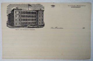 98493] Billhead dated 190- featuring a Picture of the Home. SAILORS HOME