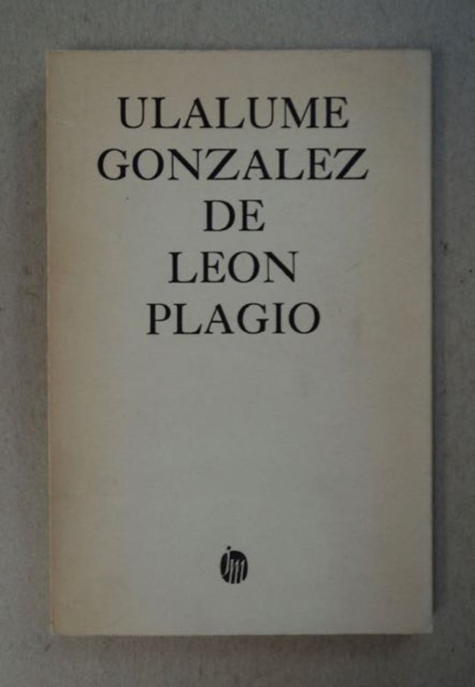 [98516] Plagio. Ulalume GONZÁLEZ DE LEÓN.