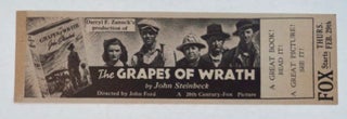 98634] Darryl F. Zanuck's Production of The Grapes of Wrath by John Steinbeck, Directed by John...