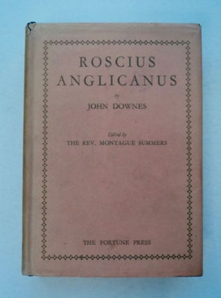 98897] Roscius Anglicanus. John DOWNES