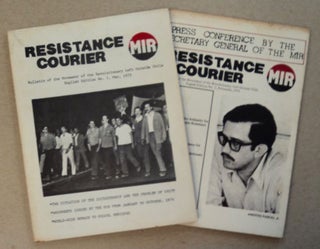 99221] RESISTANCE COURIER: BULLETIN OF THE MOVEMENT OF THE REVOLUTIONARY LEFT OUTSIDE CHILE