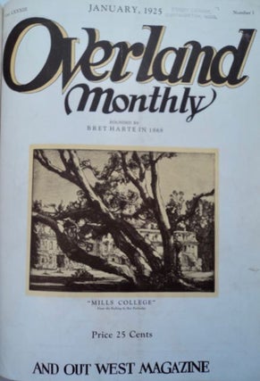 OVERLAND MONTHLY AND OUT WEST MAGAZINE