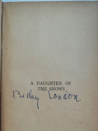 A Daughter of the Snows