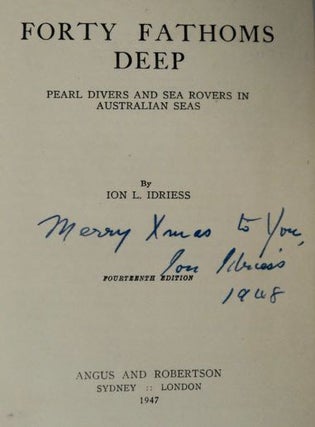 Forty Fathoms Deep: Pearl Divers and Sea Rovers in Australian Seas